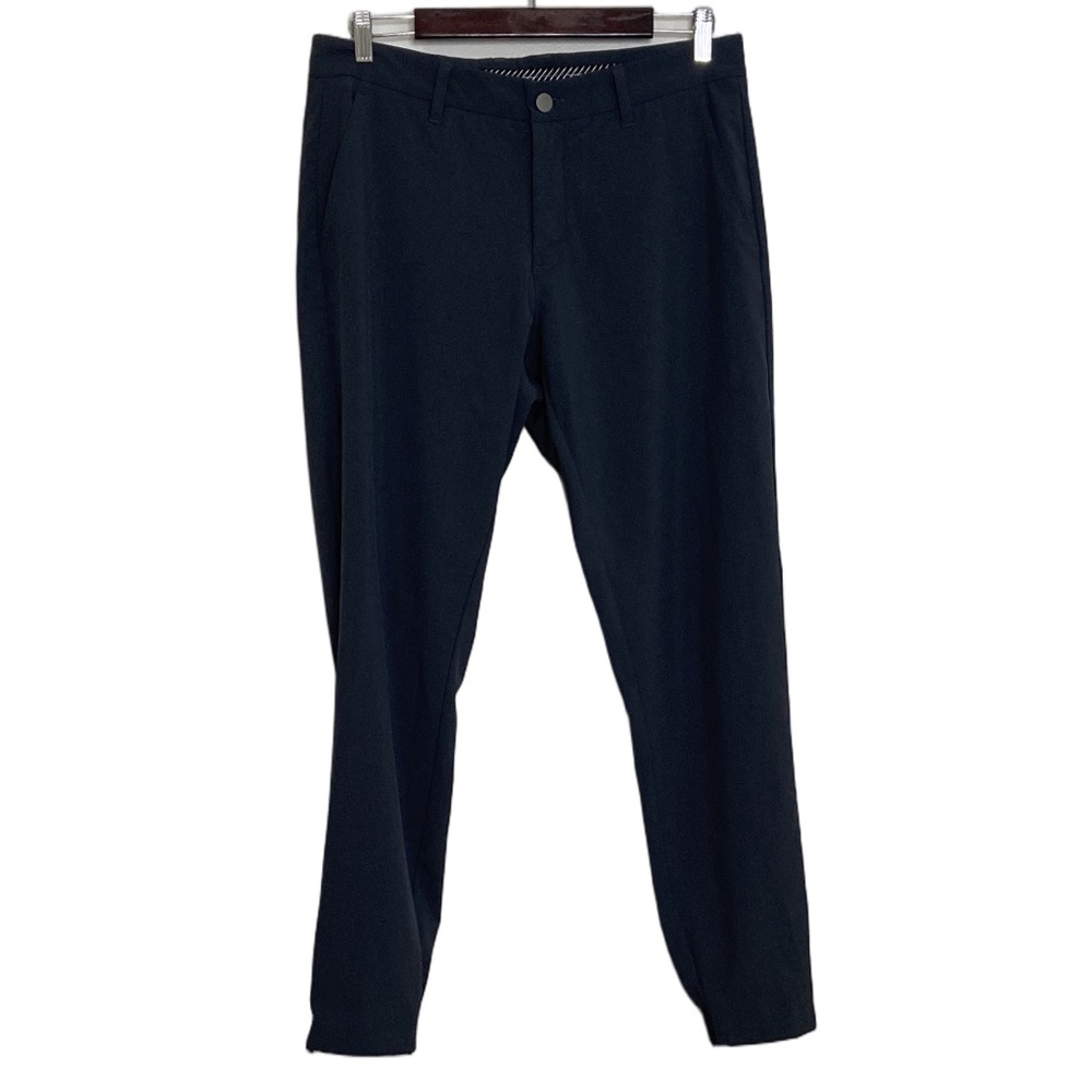 Primo Golf Pants mens 33 x 29 Gray Performance Stretch Chino Jogger Zip Cuff